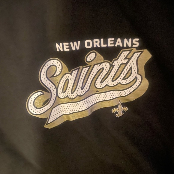 Fanatics New Orleans Saints Women’s 3XLg Raglan Pullover Sporty Oversized Hoodie - Picture 5 of 11